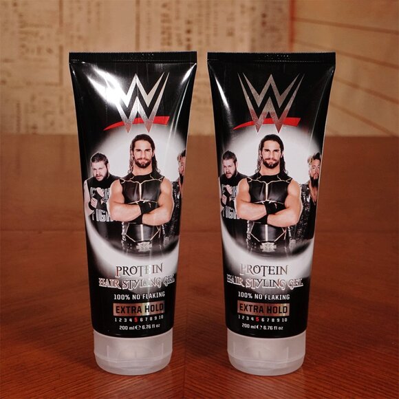 Lot of 2! WWE Extra Hold Protein Hair Styling Gel Seth Rollins Kevin Owens Amore - Picture 1 of 5